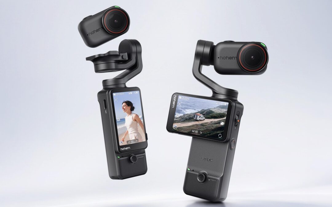 Hohem’s tiny steadycam has a removable action cam