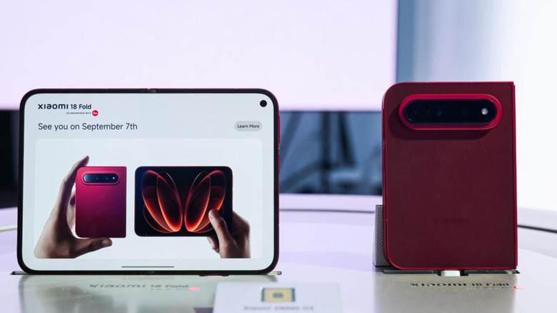 Xiaomi’s new passport-style foldable looks shorter and wider than the Galaxy Z Fold 8