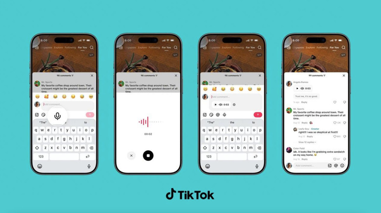 TikTok introduces voice comments and simplified polls