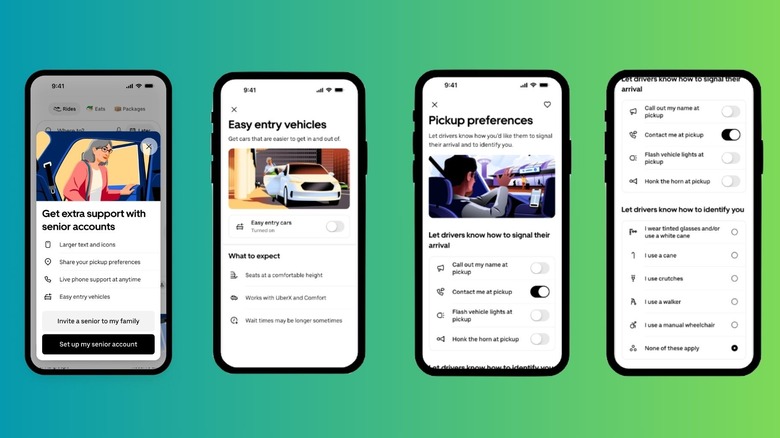 Uber expands options for riders with seniors accounts