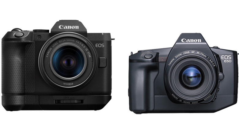 Canon’s R8 II camera borrowed its styling from a classic SLR film camera