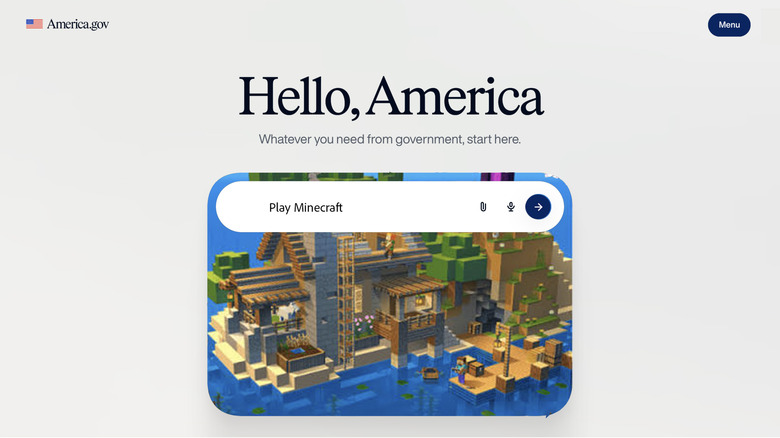 The US government’s new AI chatbot gives Minecraft’s end poem a bureaucratic twist