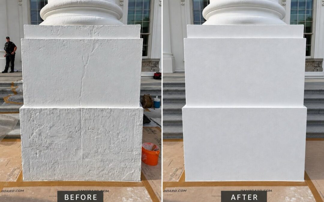 Trump posts AI-edited photo to brag about White House restoration work