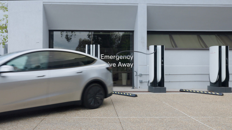 Tesla rolls out an emergency drive-away feature after Supercharger shooting