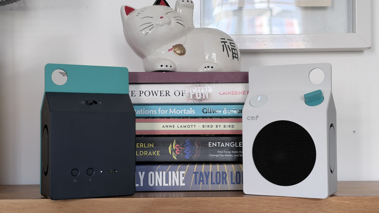 CMF’s first portable speakers are shaped like milk cartons and pair together