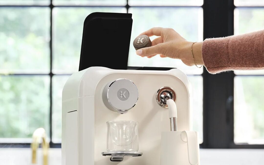 Keurig’s new machine uses plastic-free compressed coffee pucks